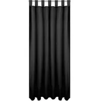 Bestlivings Dekoschal Ellen Schlaufen, 140x245 cm - Schwarz