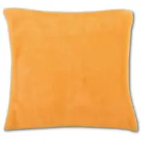 Bestlivings Kissenhülle "Kuschel" ca. 40x40cm hellorange - marigold mit Füllung