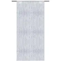 Bestlivings Fadenvorhang Metallic-Streifen Weiß ca. 300 x 250 cm weiß - perlweiß