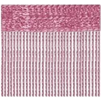 Bestlivings 2er Pack Fadenvorhang 140x240 altrosa - fuchsia