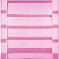 Bestlivings Bistrogardine Raffoptik mit Stangendurchzug Sky 80 cm x 110 cm Pink