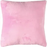 Bestlivings Dekokissen Kuschel Kissenbezug mit Reißverschluss 45 x 45 cm Rosa