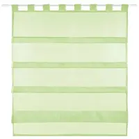 Bestlivings Sky Gardine Raffoptik Schlaufe 90 x 110 cm grün