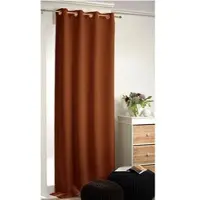 Bestlivings Verdunkelungsgardine mit Ösen braun - nougat 270cm x 245cm