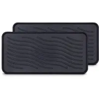 Bestlivings Schuhabtropfschale Fußmatte Schuhschale XXL 78 cm x 38 cm 2er Pack