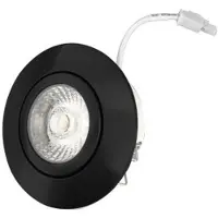 Koopman 6W IP44 Dimmbares LED Einbauleuchte Schwarz 2700K - IL-DC636DB