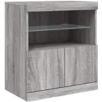 Helloshop26 - Buffet Sideboard Kommode Kleiderschrank Aufbewahrungsmöbel Organizer für Küche Wohnzimmer Lounge mit Sonoma 02_0030080