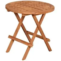 Mr. Deko Teakholz Garten-/Beistelltisch - bene living - Dorset rund Ø 50 cm