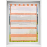Bestlivings Sky Gardine Raffoptik Schlaufe 80 x 110 cm apricot