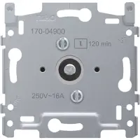 Niko 170-04900 Sockel für zweipoligen Timer, einstellbar bis 120 min, 16 A/250 Vac, S 17004900