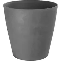 Garden ID Runder Blumentopf - - Swing Cone - Ø 30 - 14 L - H 29 - Grau