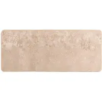 vidaXL Teppichläufer MARSA Beige 50 x 100 cm Polyester und PVC
