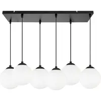 Light11 HOME Deckenhängelampe Strip Ball Schwarz Led 15Cm