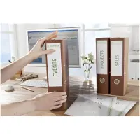 Avery Zweckform Ordner-Etiketten , für Druckertyp Inkjet/Laser, rechteckig, permanent, 120 St., B 61 x H 192 mm, breite Ordner, Papier, naturweiß