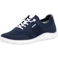 Remonte Damen Sneaker Mesh Slipper Gummizug D3G02, Größe:40 EU, Farbe:Blau