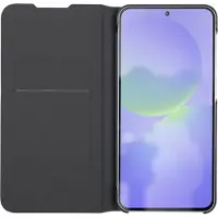 Samsung Original Galaxy A37 (5G) Hülle - Kunstleder - Klapphülle - Schwarz