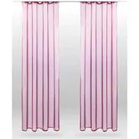 Bestlivings Dekoschal Noella mit Universalband Voile 2er Pack 140 x 245cm bordeaux - beere