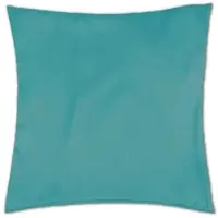 Bestlivings Kissenhüllen 50x50 Alessia türkis - pfauenblau mit Füllung
