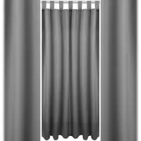 Bestlivings Dekoschal Ellen Schlaufen, 140x175 cm - Anthrazit