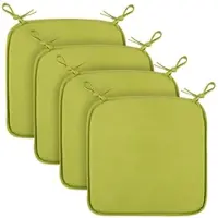 Bestlivings Stuhlkissen Canvas Grün 38x38x2cm ( 4er Pack )