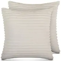 Bestlivings Sofakissen Cord Optik Creme 50 x 50 cm 2er Pack