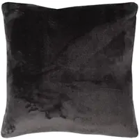 Bestlivings Dekokissen Kuschel Kissenbezug mit Reißverschluss 60 x 60 cm Schwarz