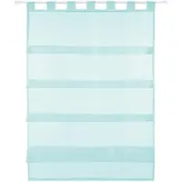 Bestlivings Sky Gardine Raffoptik Schlaufe 80 cm x 110 cm Türkis