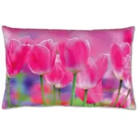 Bestlivings Kissenhülle Fotodruck 2er Pack Tulpen 40 x 60 cm