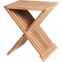 Mr. Deko Teakholz Garten-/Beistelltisch - bene living - Fishbone 40 x 30 cm