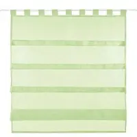 Bestlivings Sky Gardine Raffoptik Schlaufe 100 x 110 cm grün