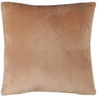 Bestlivings Dekokissen Kuschel Kissenbezug mit Reißverschluss 60 x 60 cm Nougat