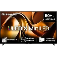 Hisense 85UXNQ 85 Zoll 4K UHD Mini LED ULED Smart TV, 2,16 m (85"), 3840 x 2160 Pixel, LED, Smart-TV, WLAN, Schwarz