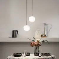 LUCE Design Hängelampe Eris, dimmbar, braun / rost, für Wohn- / Esszimmer, Aluminium, Modern, Pendelleuchte