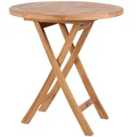 Mr. Deko Teakholz Klapptisch - bene living - Sutton rund Ø 70 cm