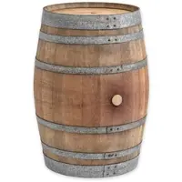 Temesso 225L Weinfass als Stehtisch - Oberfläche: Geölt, Farbe: Dunkler