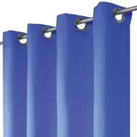 Bestlivings Dekoschal Ellen Ösen ca. 140x225 cm blau - royalblau