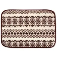 Bestlivings Tierdecke Lammflor 90 x 140 cm Creme Gemustert