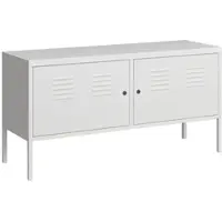 Helloshop26 - Sideboard Kommode Aufbewahrungsmöbel für Wohnzimmer Eingangsbereich Schlafzimmer mit 2 Türen 118 x 40 x 60 cm 03_0009038