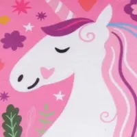 Bestlivings Kissenhülle 2er Pack Fotodruck 40 x 40 cm Einhorn Pink