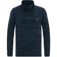 Cipo & Baxx Schalkragenpullover "Pullover" 1 Stk. mit Schalkragen