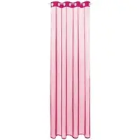 Bestlivings Ösenschal Vorhang Noella Transparent 140 cm x 175 cm Pink