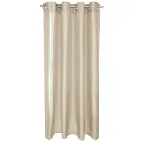 Bestlivings Gardine Blickdicht Taupe 140x145cm Ösen - Taupe hell