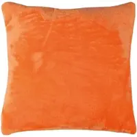 Bestlivings Dekokissen Kuschel Kissenbezug mit Reißverschluss 50 x 50 cm Orange