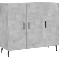 Helloshop26 - Buffet Sideboard Kommode Kleiderschrank Aufbewahrungsmöbel Organizer für Küche Wohnzimmer Lounge 90 x 34 x 80 cm 02_0032117