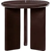 Ferm Living - Deya Outdoor Beistelltisch, Ø 47 x H 45 cm, chestnut brown