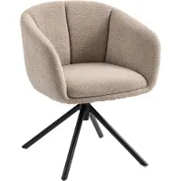 HOMCOM -Sessel-Polyester-59L x 58,5B x 78,5H cm-Braun