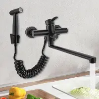 OEM Küchenarmatur mit Spritzpistole und drehbarer Wandmontage