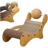 Markenlos Kratzmatte für Katzen, multifunktionales Spielzeug für Möbel, Boden, Outdoor, Schlafzimmer und Wohnzimmer
