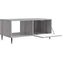 vidaXL Couchtisch Grau Sonoma 90 x 50 x 40 cm Holzwerkstoff