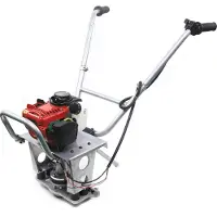StarTech.com Betonrüttler - Benzinbetrieben - Erregerkraft 260 kg - Motor 4‑Takt - Kraftstofftank 0,65 l - Aluminiumrahmen - Ohne Abziehlatte - Rot
